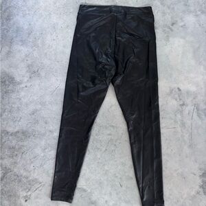 Express Black Faux Leather Leggings